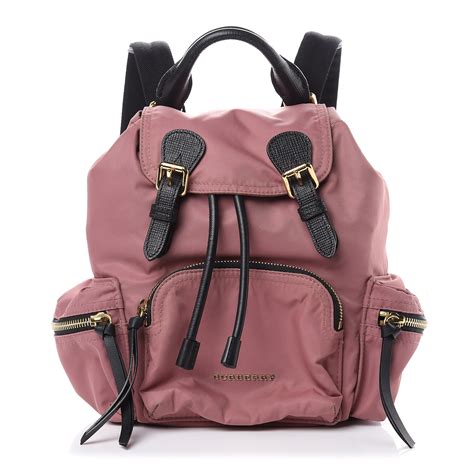 burberry small rucksack mauve|BURBERRY Nylon Small Rucksack Backpack Mauve Pink.